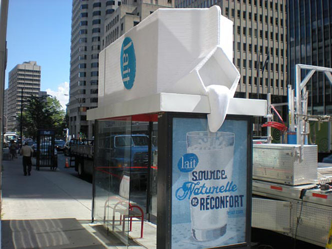 street marketing leche
